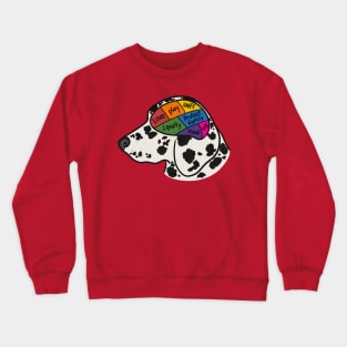 A Dalmatian's Mind Crewneck Sweatshirt